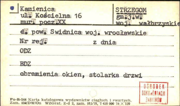 kamienica, skan 1
