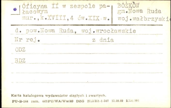 oficyna II w zespole pałacowym, skan 1