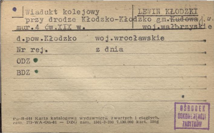 wiadukt kolejowy przy drodze Kłodzko-Kłodzko, skan 1