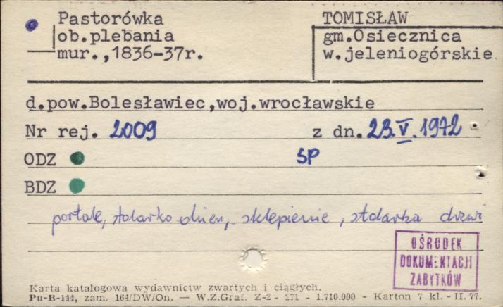 pastorówka ob. plebania, skan 1