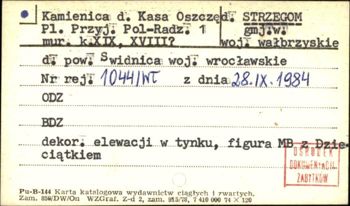 kamienica d. Kasa Oszczęd., skan 1