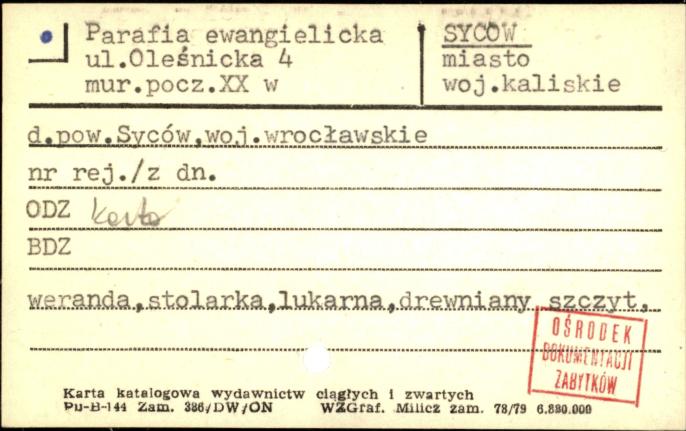 parafia ewangelicka, skan 1