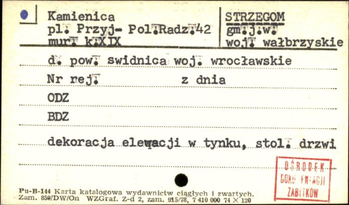 kamienica, skan 1