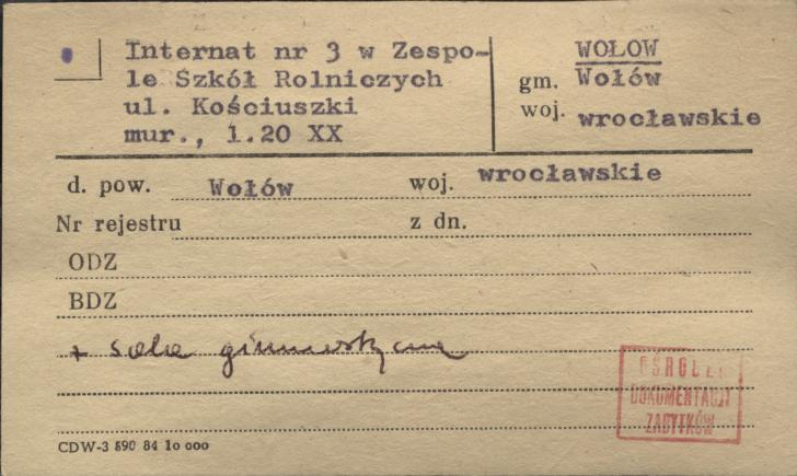 internat nr 3 w zespole szkół rolniczych, skan 1