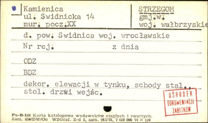 kamienica, skan 1