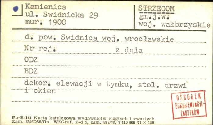 kamienica, skan 1