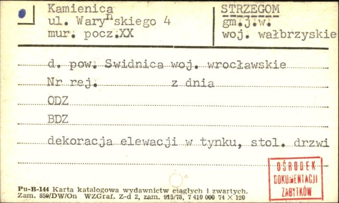 kamienica, skan 1