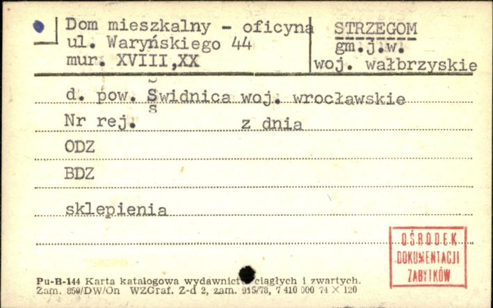 dom mieszkalny - oficyna, skan 1