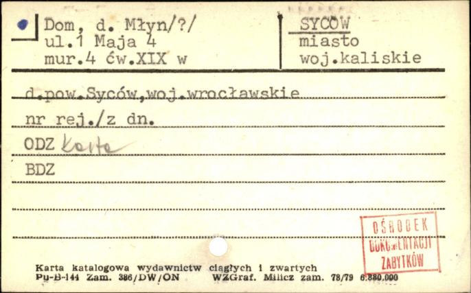 młyn, ob. budnek mieszkalny, skan 1