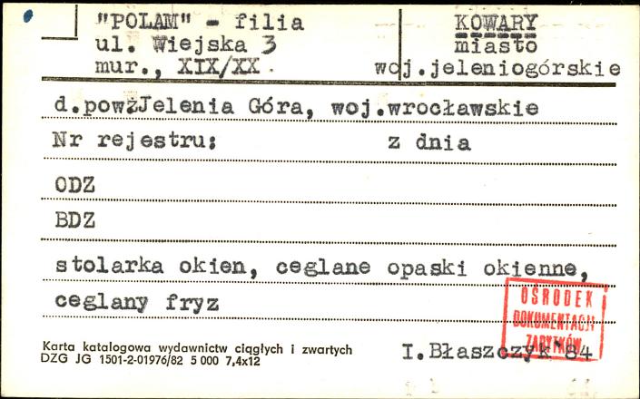 Polam - filia, skan 1