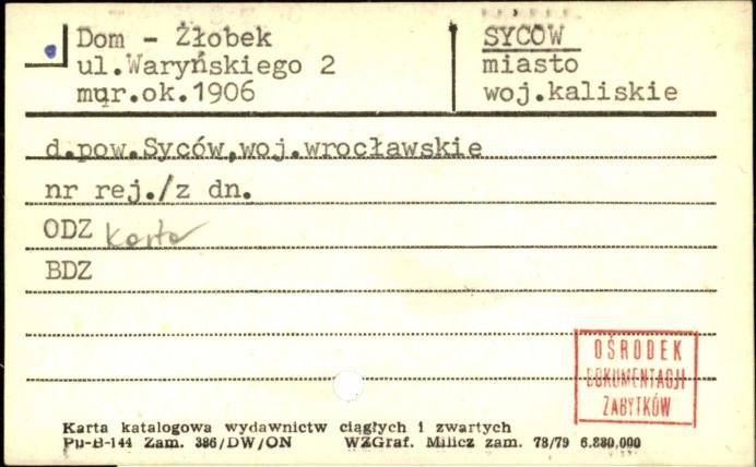 dom-żłobek, skan 1