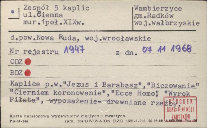 zespół 5 kaplic, skan 1