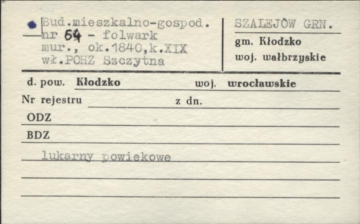 budynek mieszkalno-gospodarczy - folwark, skan 1