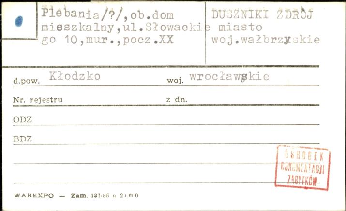 plebania, ob. dom mieszkalny, skan 1