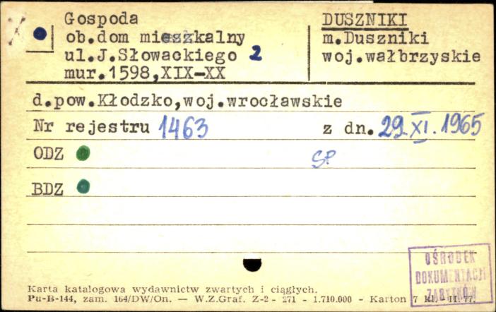 gospoda, ob. dom mieszkalny, skan 1