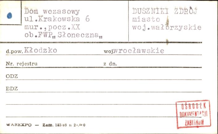 dom wczasowy, skan 1
