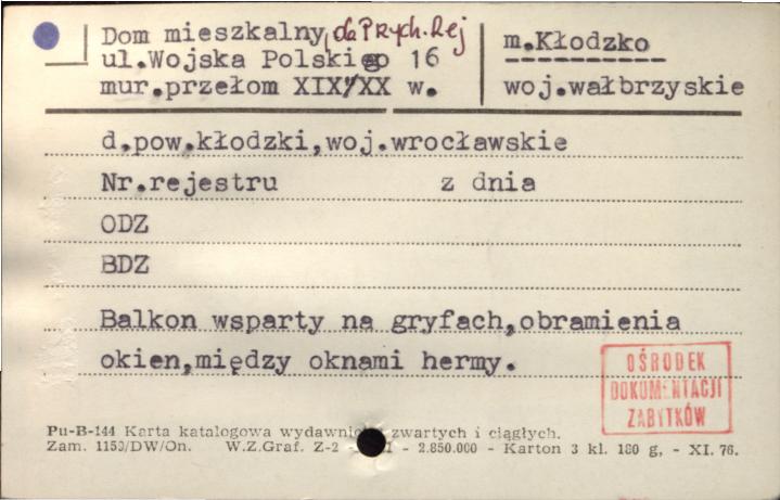 dom mieszkalny, ob. Przych. Rej., skan 1
