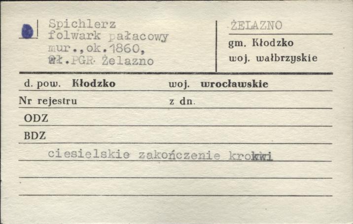 spichlerz - folwark pałacowy, skan 1