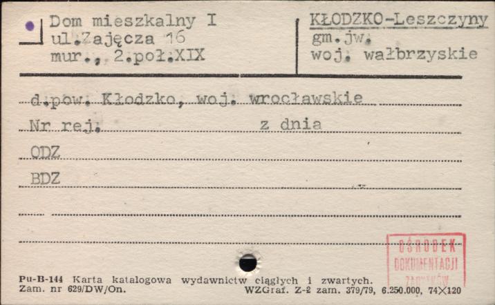 dom mieszkalny I, skan 1