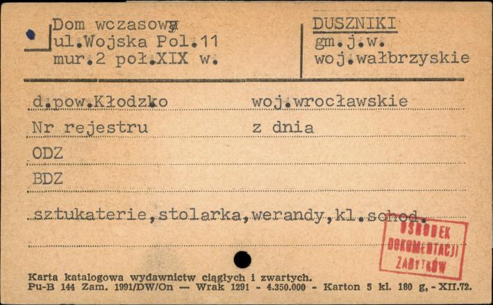 dom wczasowy, skan 1
