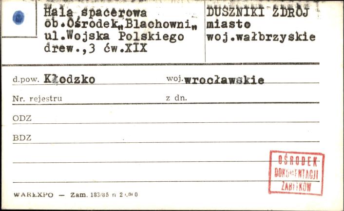 hala spacerowa, skan 1