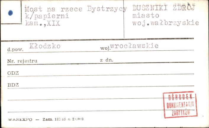 most na rzece Bystrzycy k/ papierni, skan 1