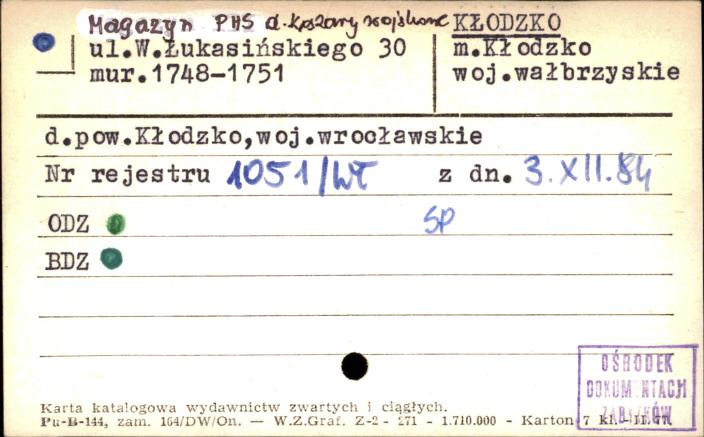 magazyn PGS, d. koszary wojskowe, skan 1