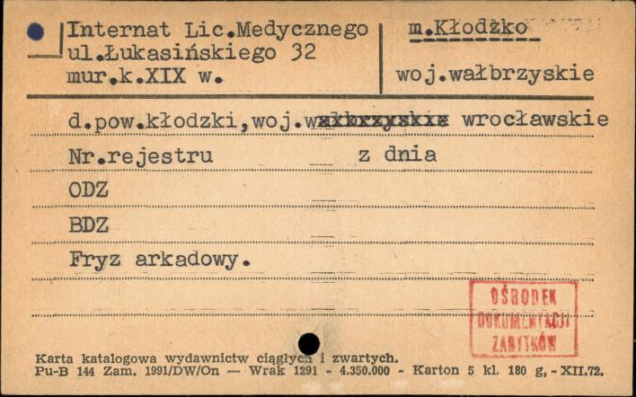 internat Lic. Medycznego, skan 1