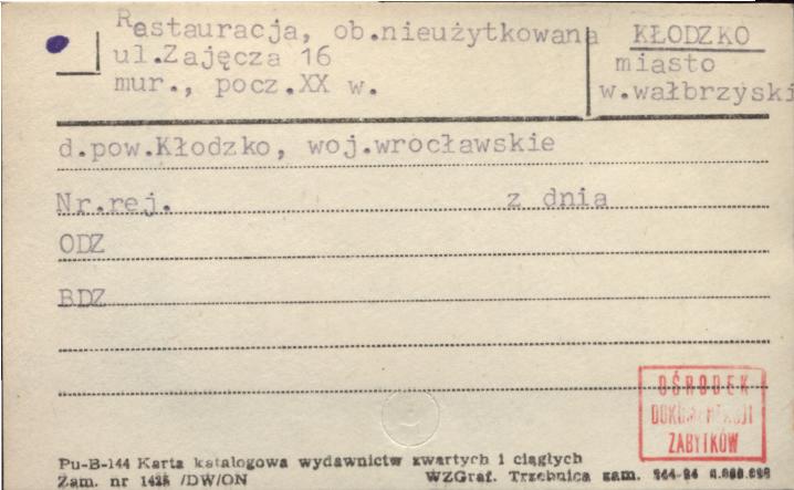 restauracja, ob. nieużytkowana, skan 1