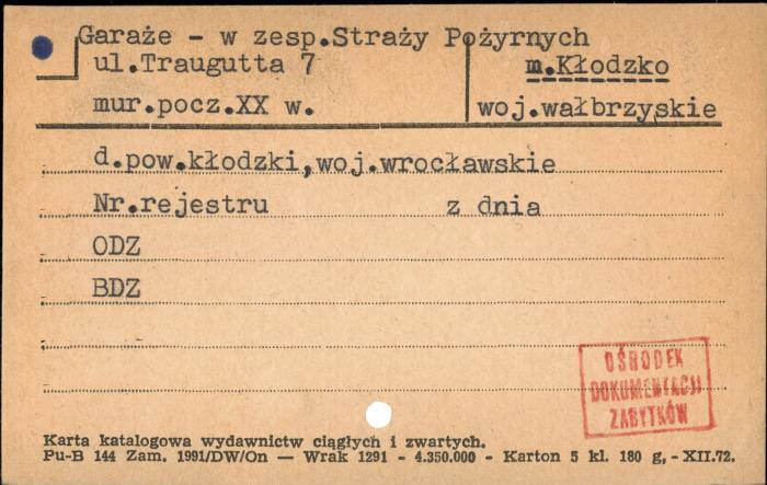 garaże - w zesp. Straży Pożarnych, skan 1