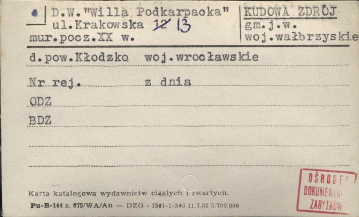 w. Willa Podkarpacka, skan 1