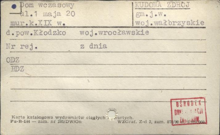 dom wczasowy, skan 1