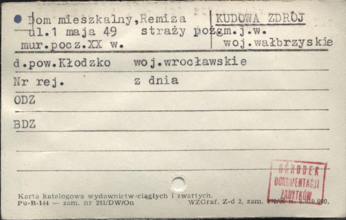 dom mieszkalny, remiza straży poż., skan 1