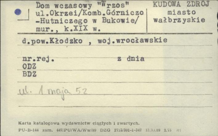 dom wczasowy Wrzos, skan 1