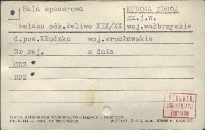 hala spacerowa, skan 1