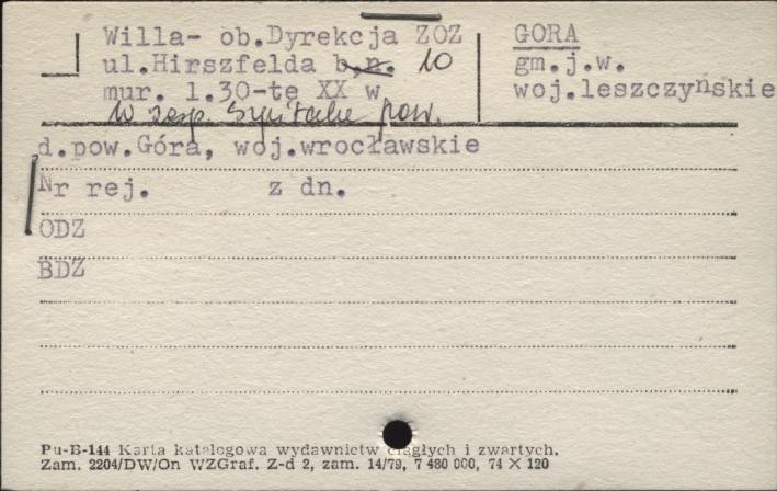 willa - ob. dyrekcja zakład opieki zdrowotnej w zespole szpitala pow., skan 1