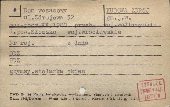 dom wczasowy, skan 1