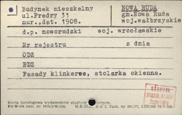 budynek mieszkalny, skan 1
