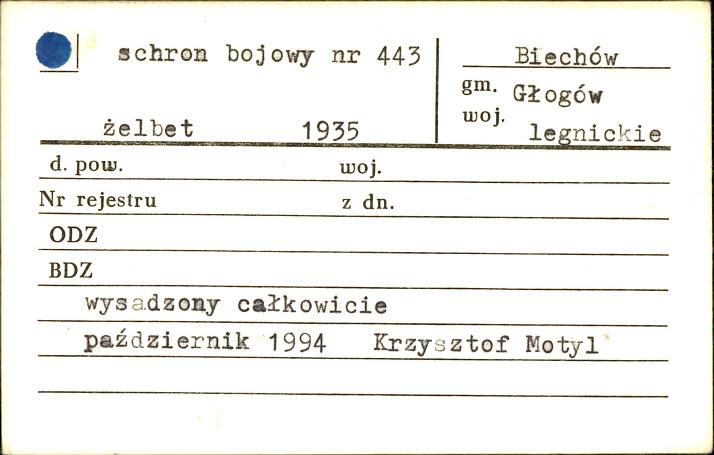 schron bojowy nr 443, skan 1
