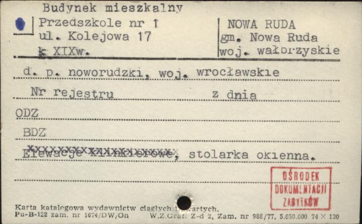budynek mieszkalny, przedszkole nr 1, skan 1