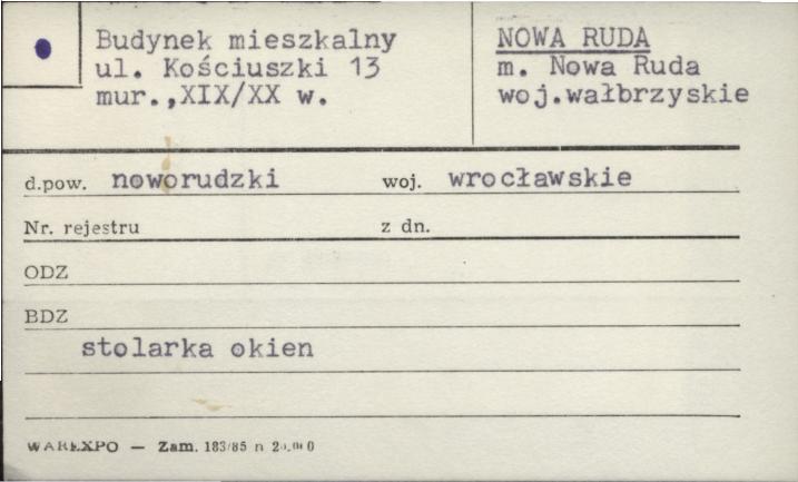 budynek mieszkalny, skan 1