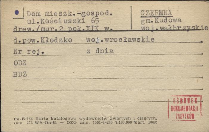 dom mieszkalno-gospodarczy, skan 1