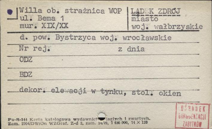 willa, ob. strażnica WOP, skan 1