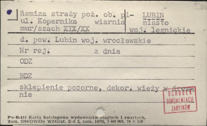 remiza straży pożarnej, ob. piwiarnia, skan 1