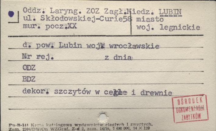 oddz. laryng. zakład opieki zdrowotnej Zagł. Miedz., skan 1