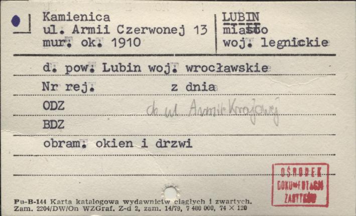 kamienica, skan 1