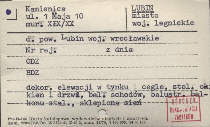 kamienica, skan 1