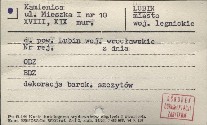 kamienica, skan 1