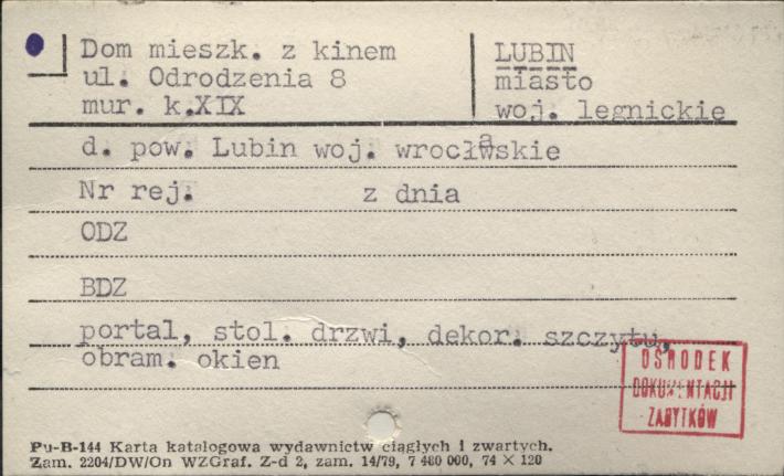 dom mieszkalny z kinem, skan 1