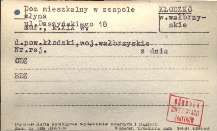 dom mieszkalny w zespole młyna, skan 1